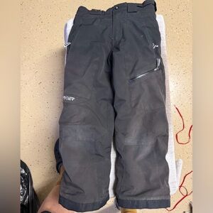 Spyder Black Ski Pants, youth size 8
